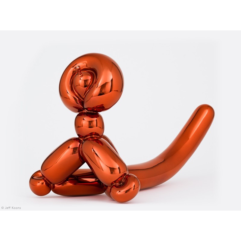 BALLOON MONKEY by Jeff Koons porcelaine Bernardaud Orange