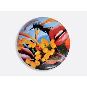 Assiettes COUPES by Jeff Koons porcelaine Bernardaud