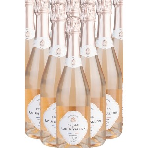 Les Perles de Louis Vallon rose 0% alcool